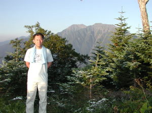 千枚小屋より聖岳