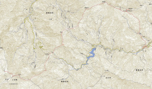 石鎚山～東赤石山　ルート（３）