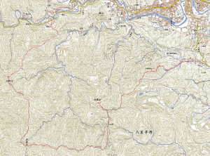 市道山～臼杵山ルート