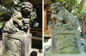 稲荷鬼王神社の狛犬