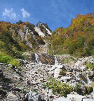 白竜峡を過ぎて