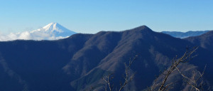 天目山からの富士山