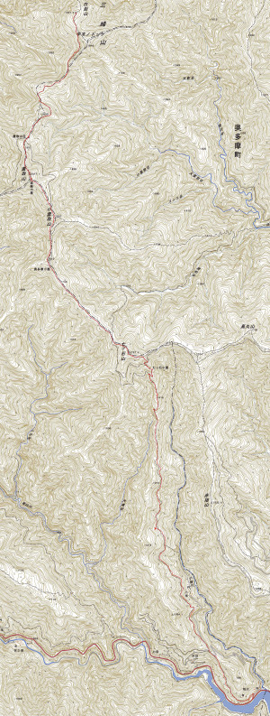 雲取山～三峰山ルート（１）