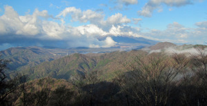 菰釣山から富士山方向