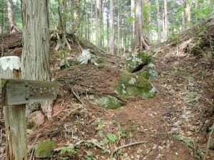 「金峰山古道」入口